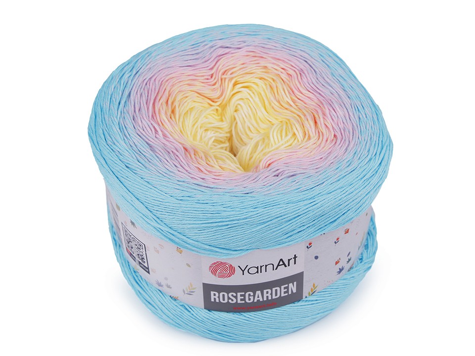 Bavlnená pletacia priadza YarnArt Rosegarden 250g