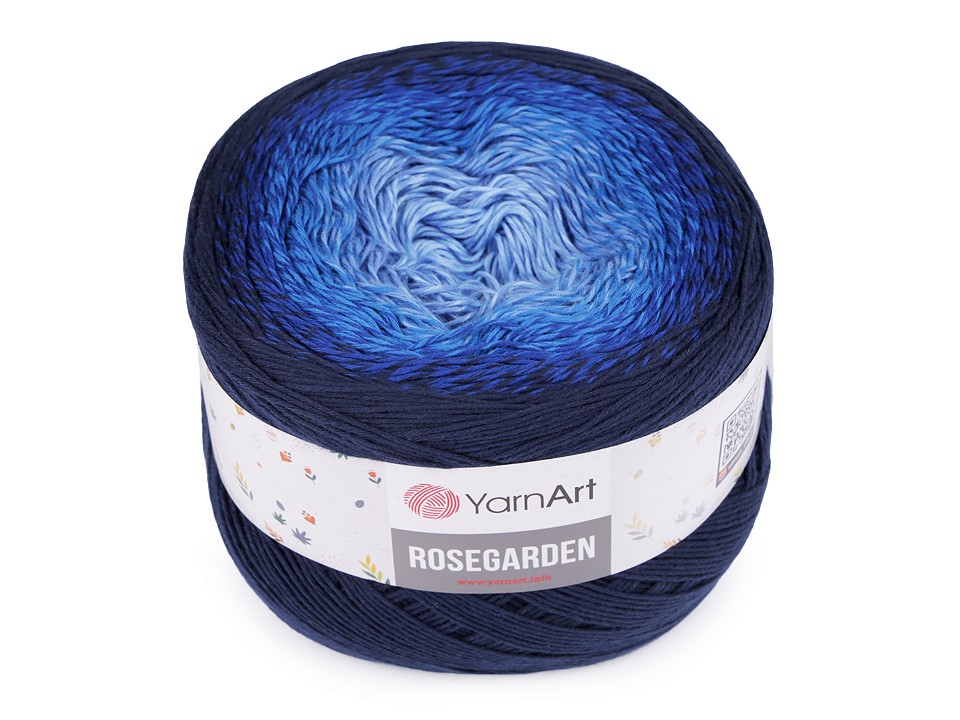 Bavlnená pletacia priadza YarnArt Rosegarden 250g