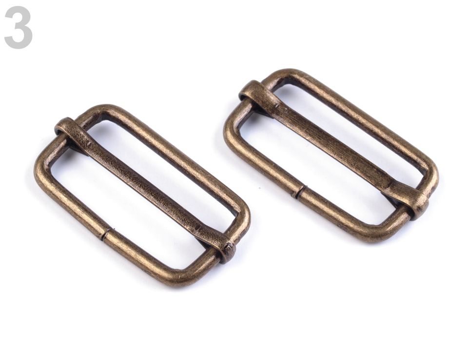 Posunovač na popruhy 13x25 mm - 10 ks