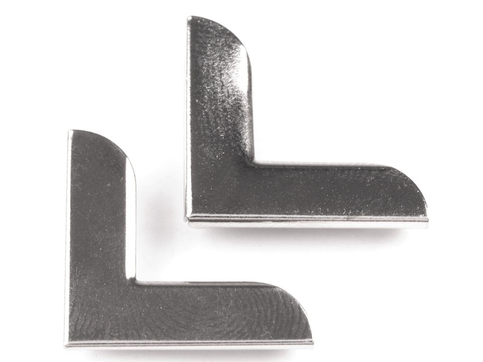 Kovový rožok 19x19 mm -10ks