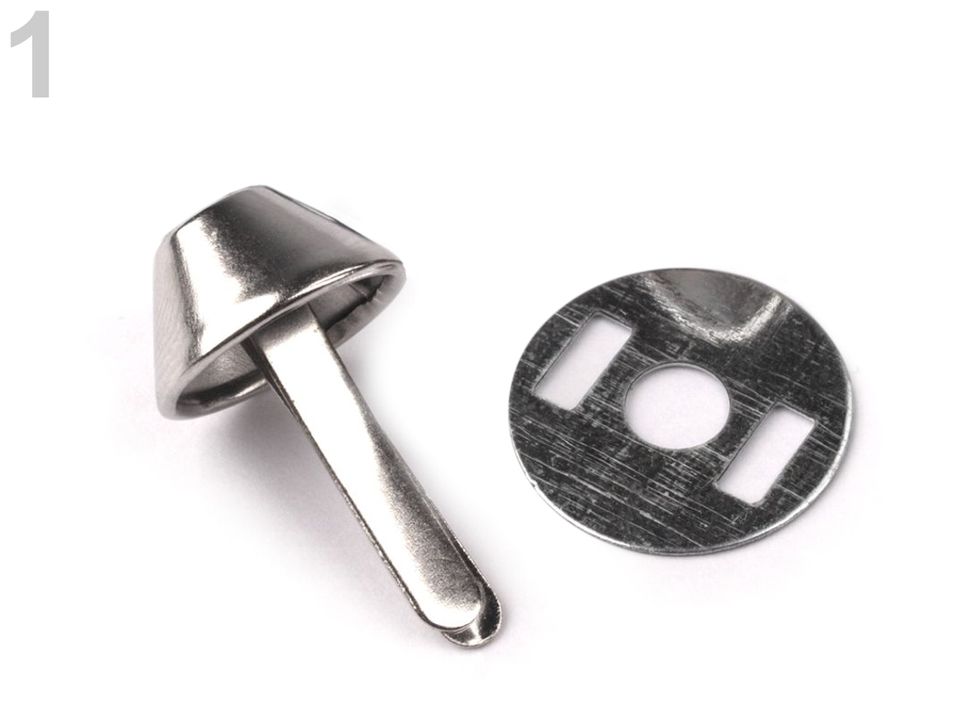 Dvojnôžkový cvoček 12x22 mm s plieškom - 10 sada