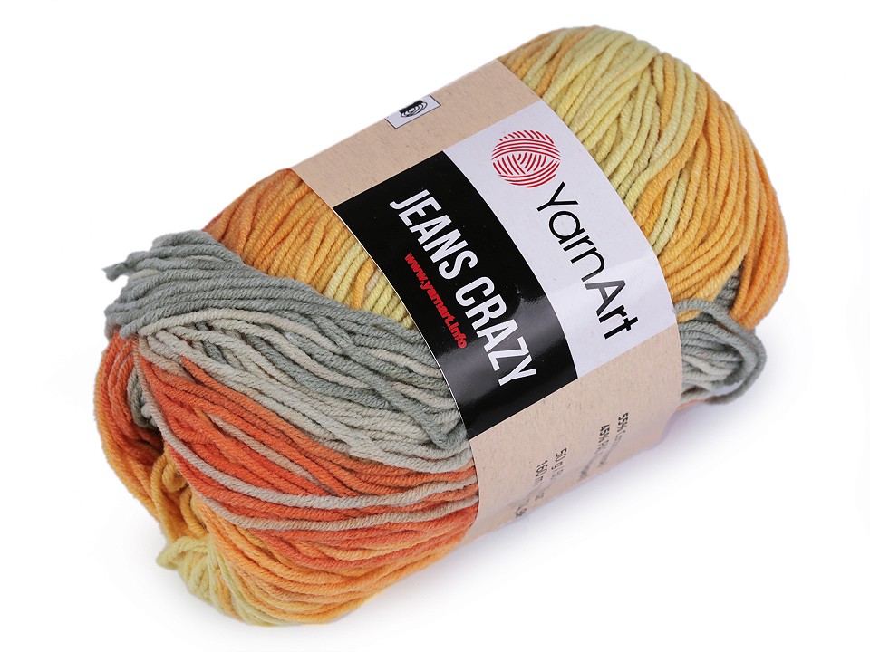 Pletacia priadza YarnArt Jeans Crazy 50g