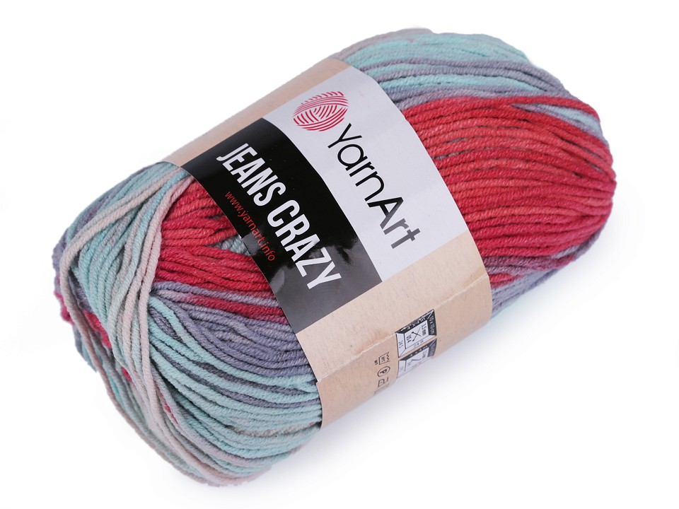 Pletacia priadza YarnArt Jeans Crazy 50g