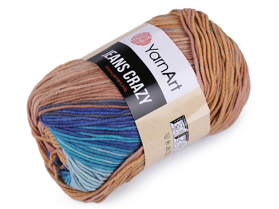Pletacia priadza YarnArt Jeans Crazy 50g