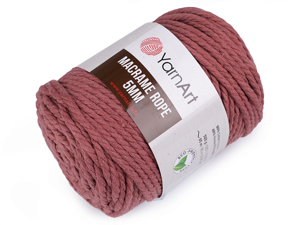 Pletacia priadza YarnArt Macrame Rope 5 mm 500g