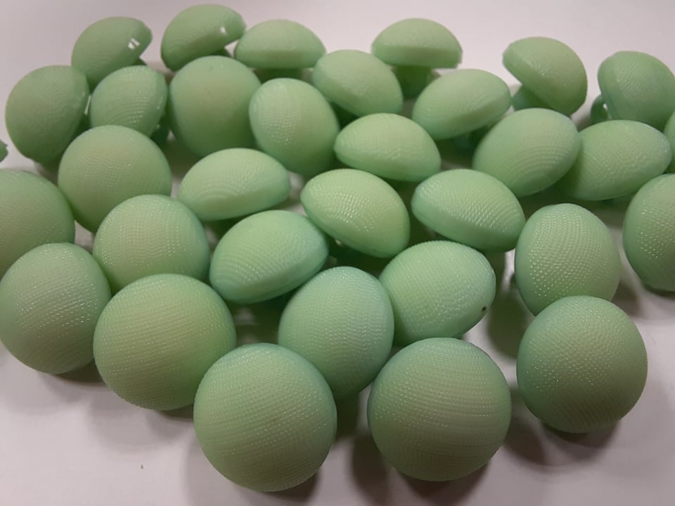 Vrúbkovaný gombík  Ø 13mm - 1 ks