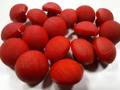 Vrúbkovaný gombík  Ø 13mm - 1 ks