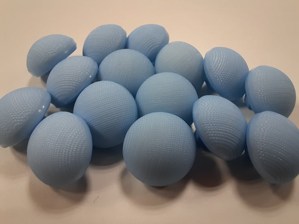 Vrúbkovaný gombík  Ø 13mm - 1 ks