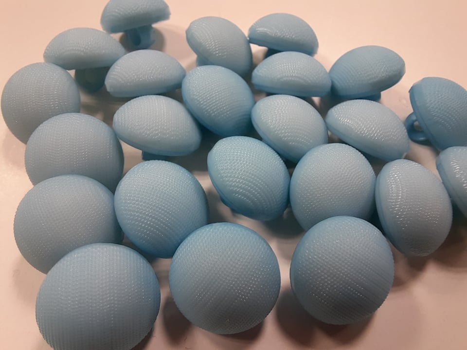 Vrúbkovaný gombík  Ø 13mm - 1 ks