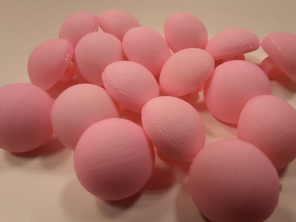 Vrúbkovaný gombík  Ø 13mm - 1 ks
