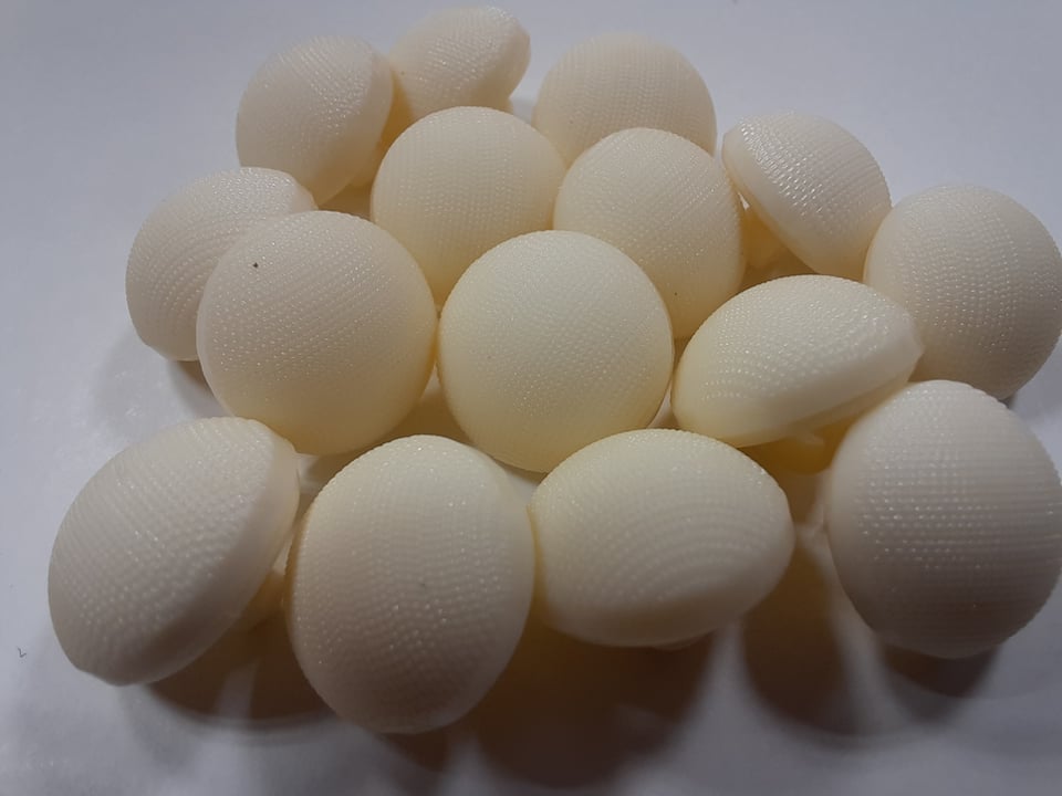 Vrúbkovaný gombík  Ø 13mm - 1 ks