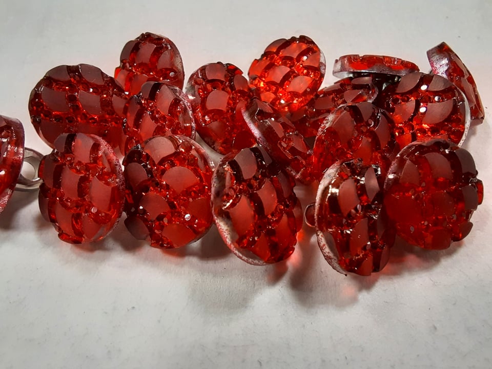 Elegantný vzorovaný gombík Ø 17mm - 1 ks
