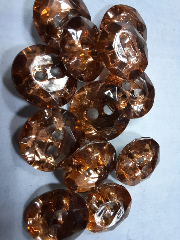 Elegantný gombík "drahokam" Ø 18mm - 1 ks