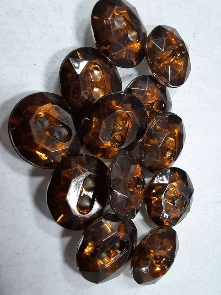 Elegantný gombík "drahokam" Ø 18mm - 1 ks