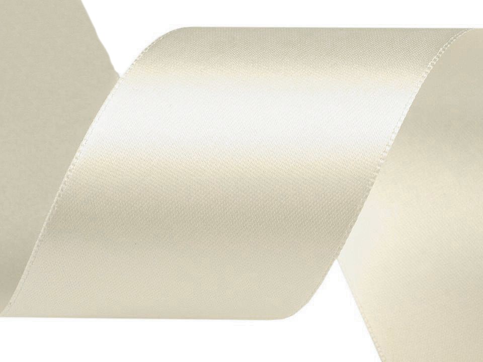 Atlasová stuha obojlíca zväzky po 5 m šírka 50 mm 