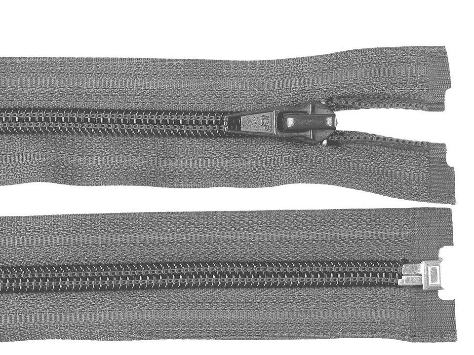 Špirálový zips šírka 5 mm dĺžka 50 cm bundový POL-1ks