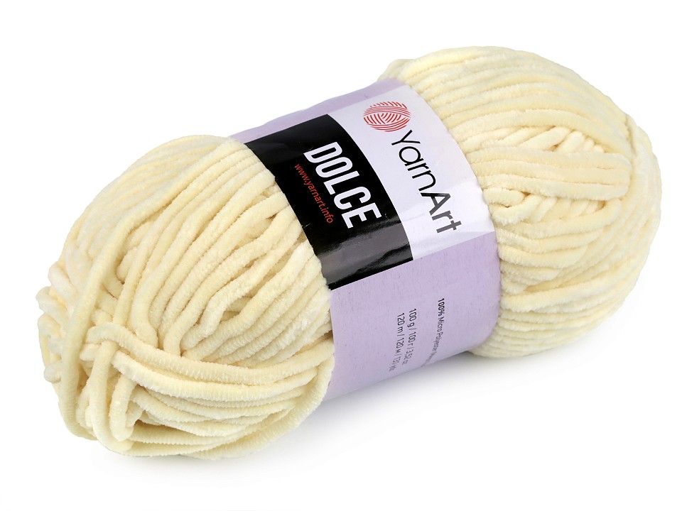 Pletacia ženilková priadza YarnArt Dolce 100g