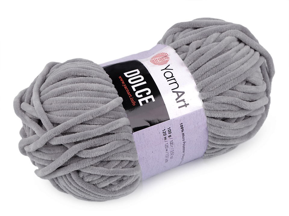 Pletacia ženilková priadza YarnArt Dolce 100g