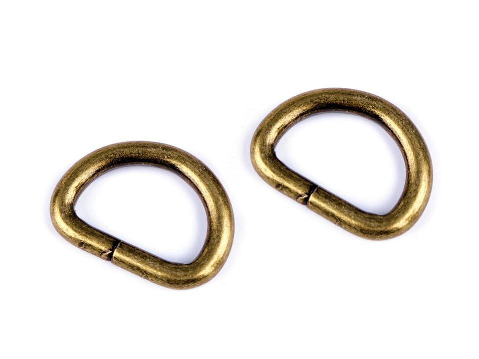 Polokrúžok šírka 20 mm na koženú galanteriu - 10 ks