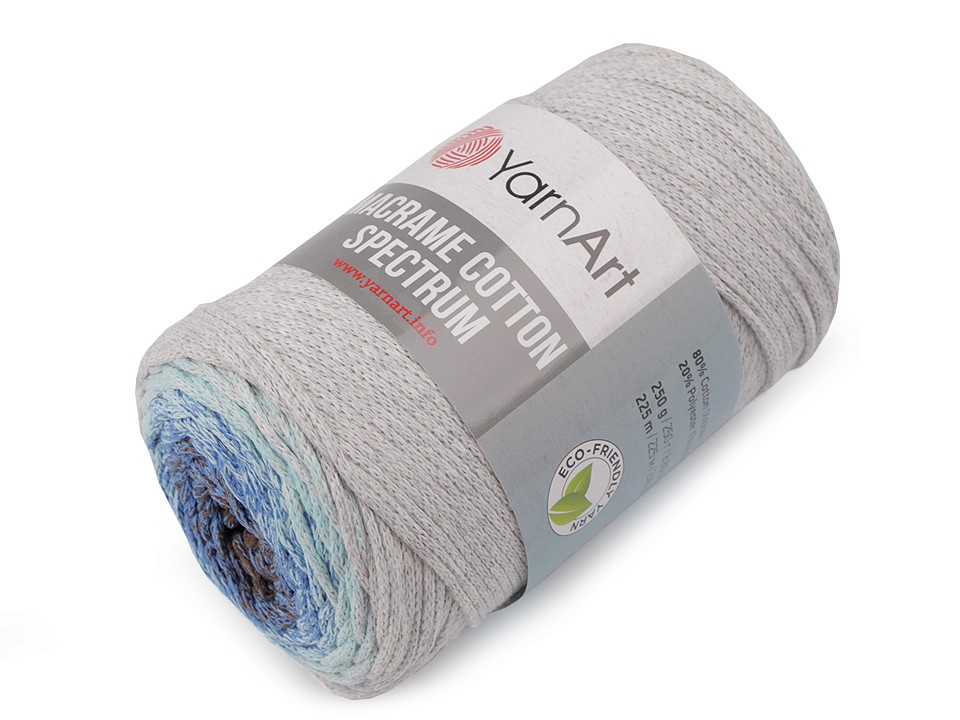 Pletacia priadza YarnArt Macrame Cotton Spectrum 250g