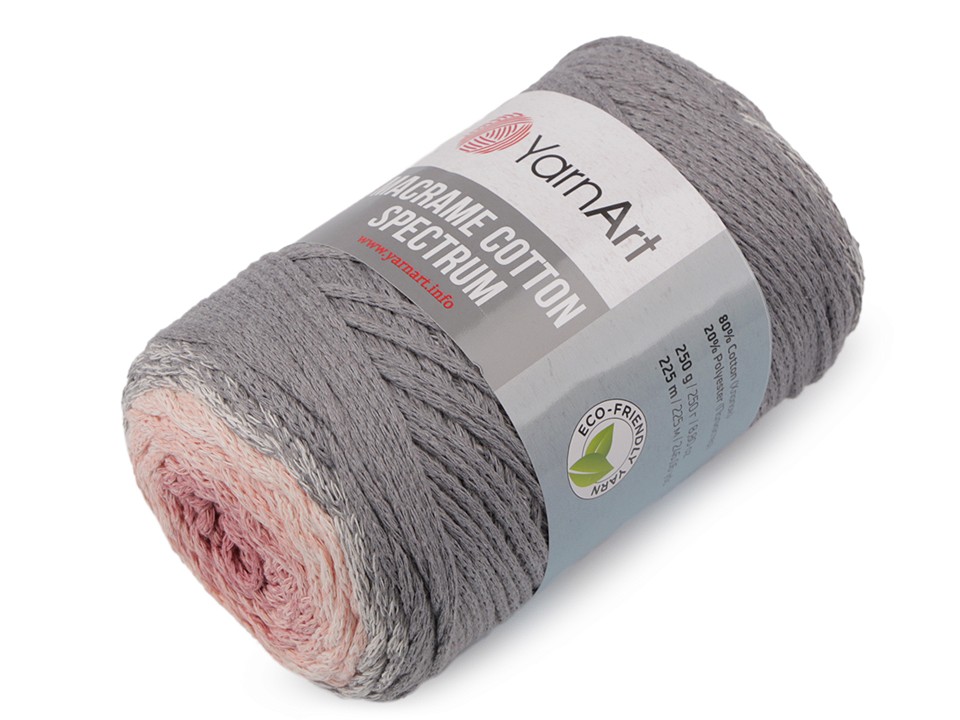 Pletacia priadza YarnArt Macrame Cotton Spectrum 250g