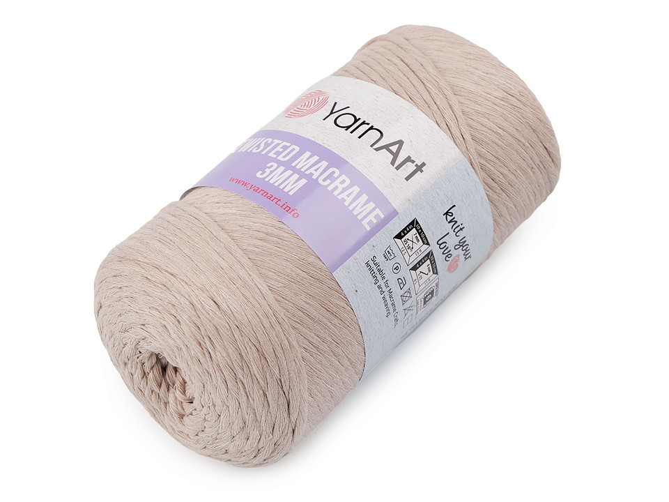Pletacia priadza YarnArt Twisted Macrame 250g