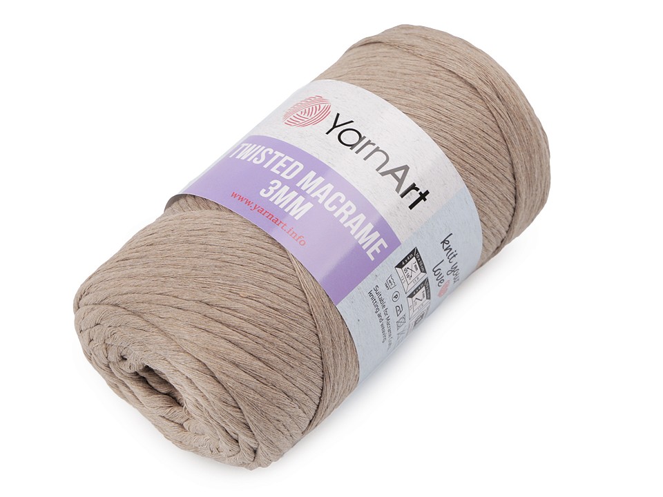 Pletacia priadza YarnArt Twisted Macrame 250g