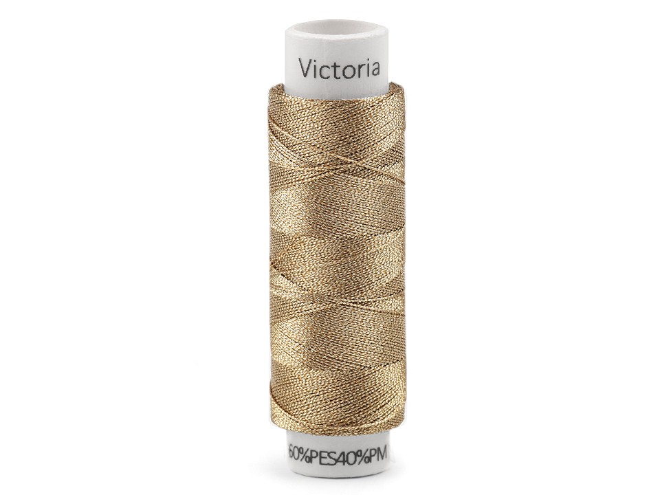 Metalická niť Victoria 100 m - 1 ks