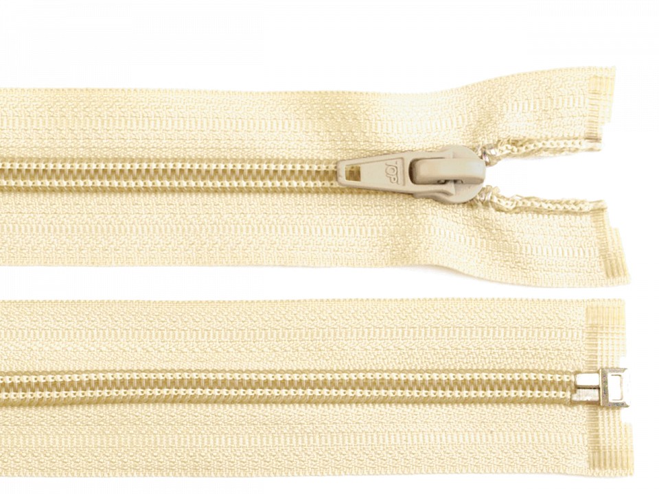 Špirálový zips šírka 5 mm dĺžka 30 cm bundový POL-1ks