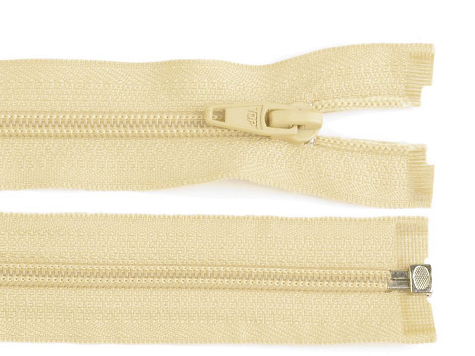 Špirálový zips šírka 5 mm dĺžka 40 cm bundový POL-1ks
