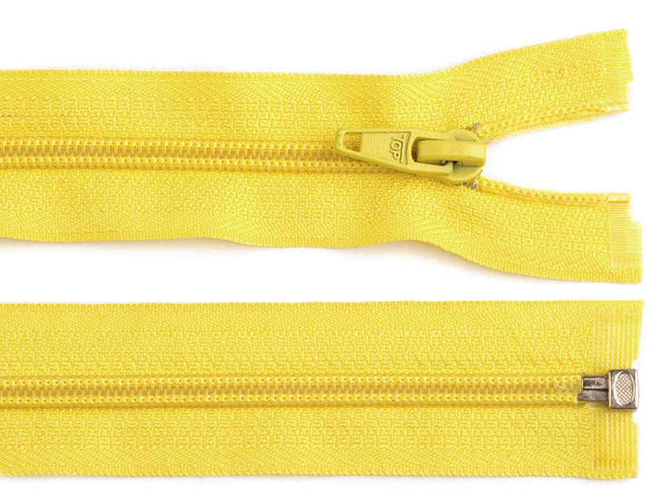 Špirálový zips šírka 5 mm dĺžka 40 cm bundový POL-1ks