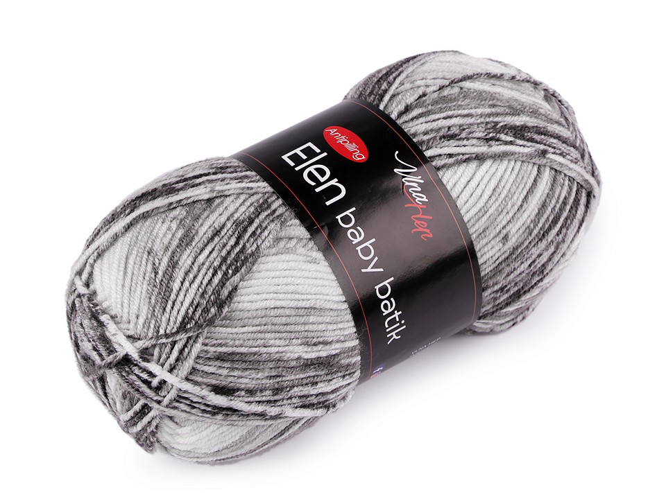 Pletacia priadza Vlna-Hep Elen baby batik 100g