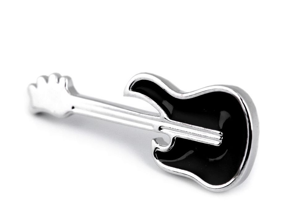 Brošňa / odznak do klopy gitara