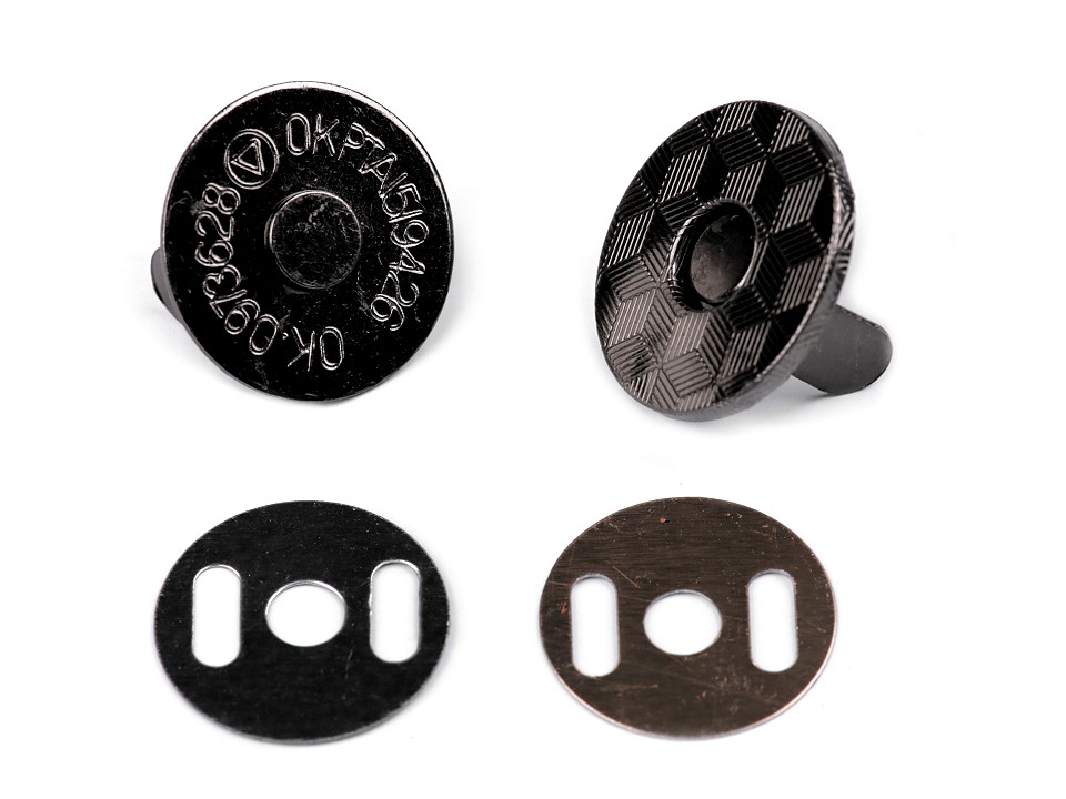 Magnetické zapínanie tenké Ø18 mm - 5 sada