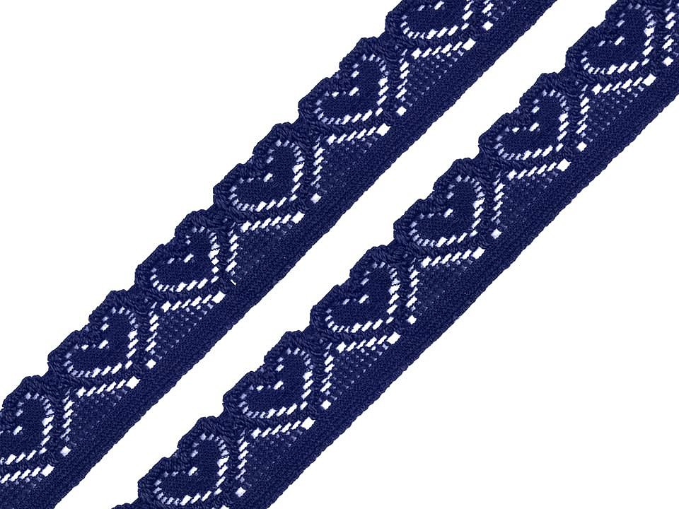 Elastická čipka šírka 17 mm - 1 m