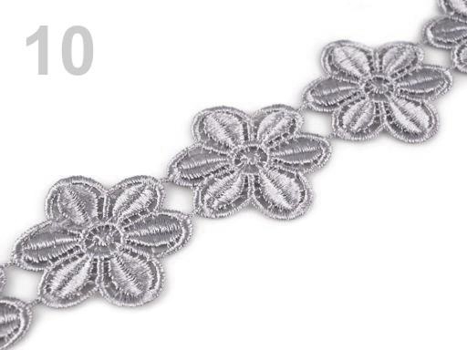 Vzdušná čipka, šírka 4,5 cm - 1m