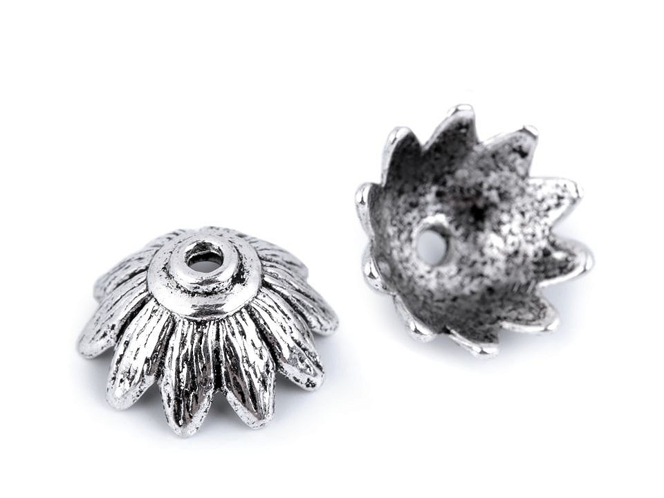 Koncovka na šnúrku / kaplík 7x14 mm - 4 ks