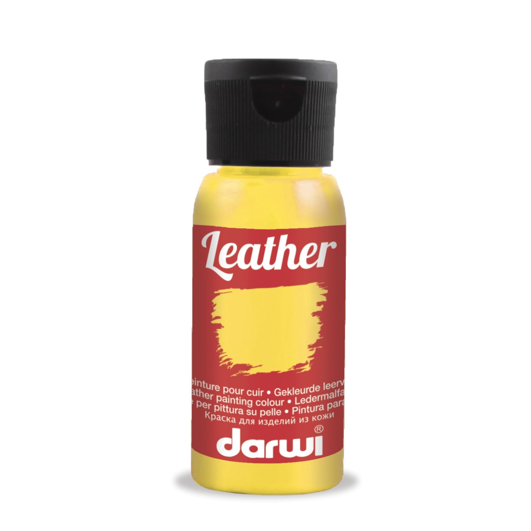 DARWI Leather farba na kožu 50ml tmavožltá