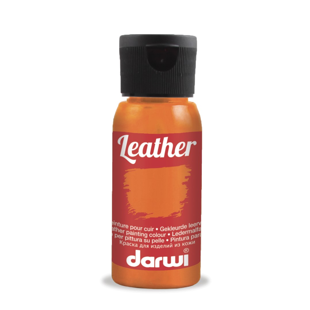 DARWI Leather farba na kožu 50ml oranžová