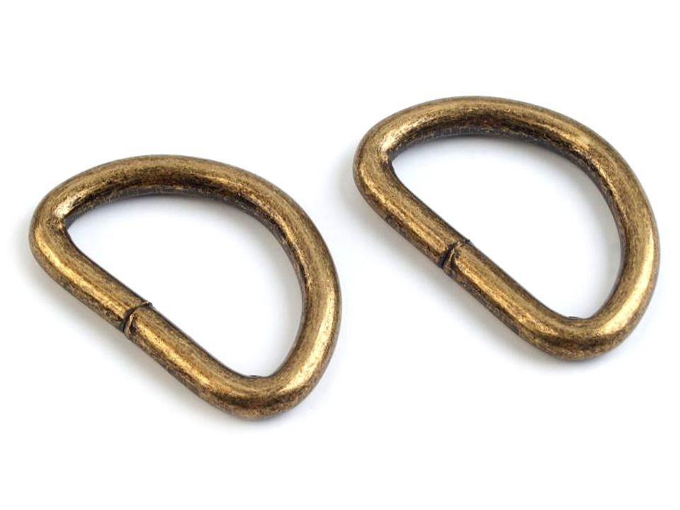 Polokrúžok šírka 32 mm na koženú galantériu- 10 ks