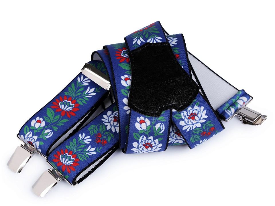 Traky folklór šírka 4 cm dĺžka 120 cm - 1 ks