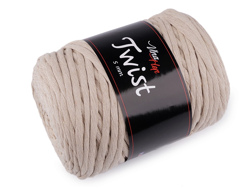 Bavlnená pletacia priadza Vlna-Hep Twist 500g