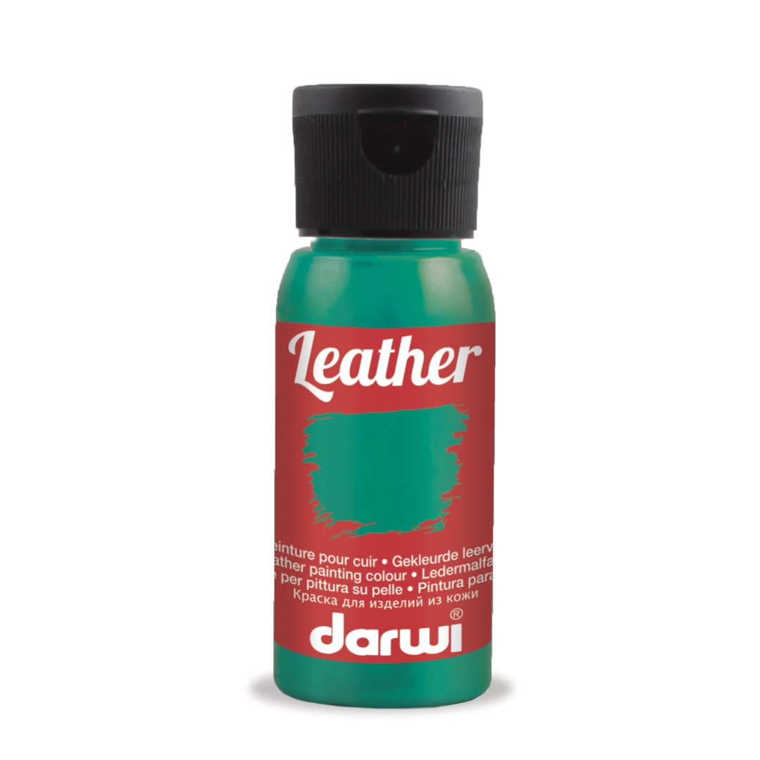 DARWI Leather farba na kožu 50ml tmavozelená