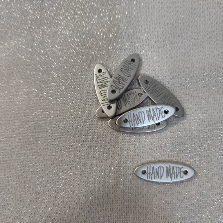 Dekoračný štítok HAND MADE - 1 ks