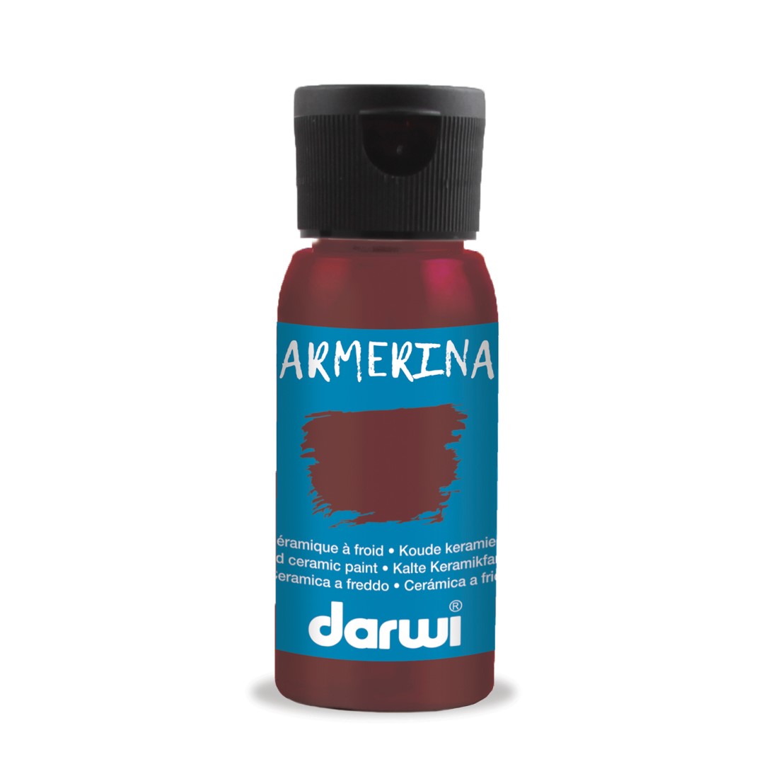 DARWI Armerina farba na porcelán bez vypaľovania 50ml červená regina