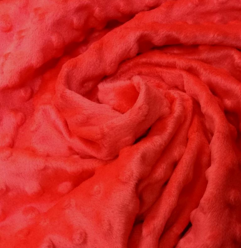 MINKY BUBLINKY ČERVENÉ- WARM RED
