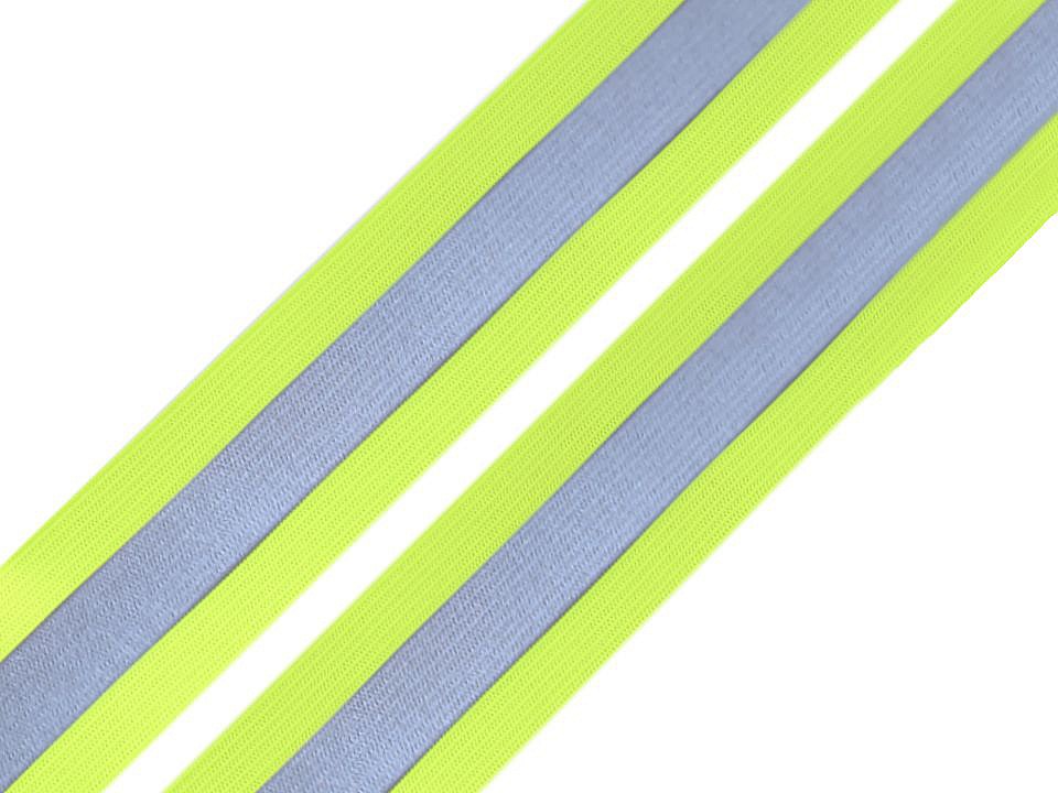 Guma s reflexným pásom šírka 40 mm - 1 m