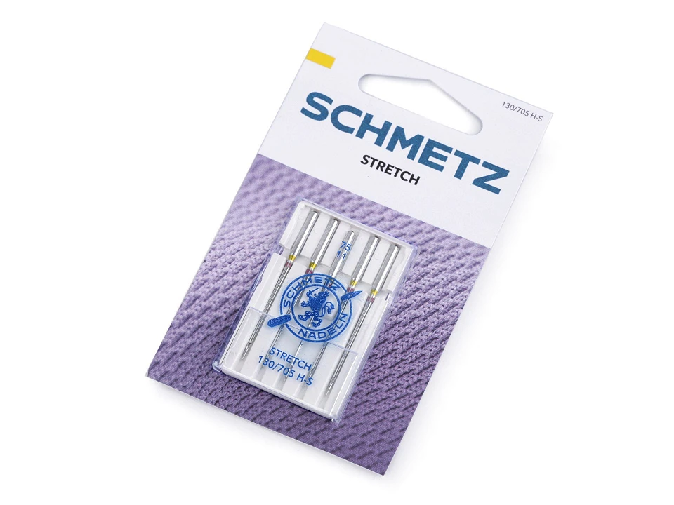 Strojové ihly Stretch 75; Schmetz na karte 