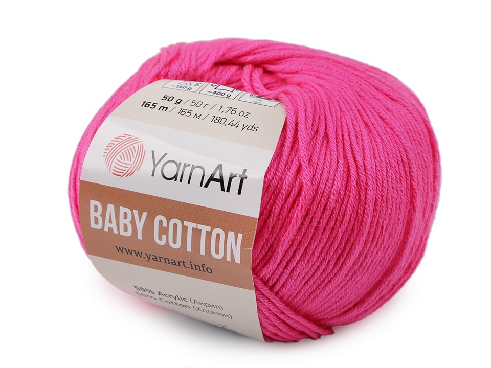 Pletacia priadza YarnArt Baby Cotton 50g