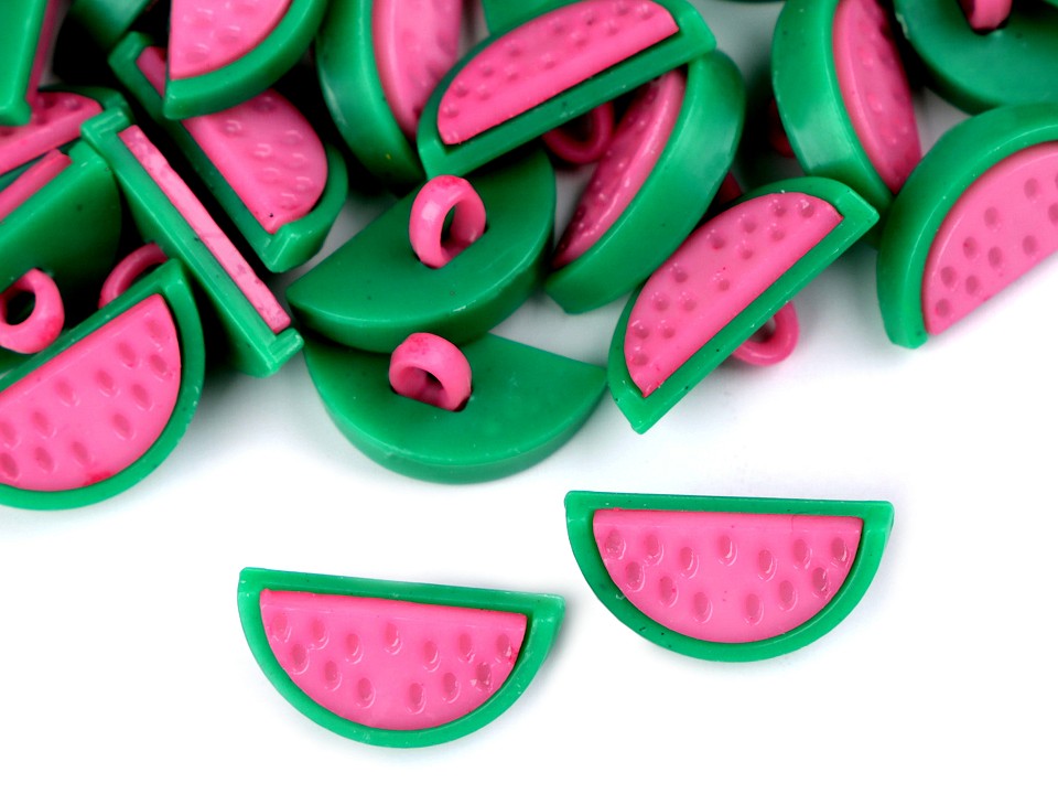 Gombík detský veľkosť 32" melón-5ks